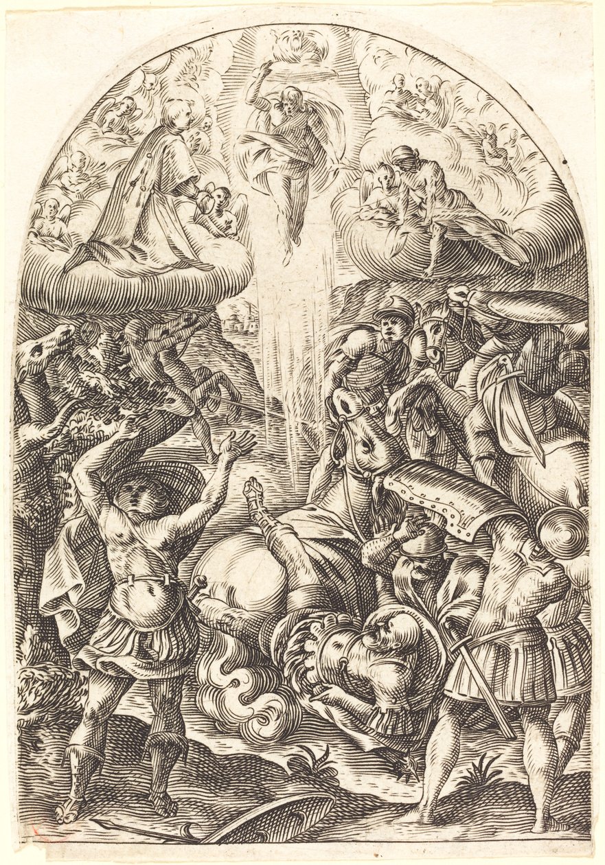 Pyhän Paavalin kääntymys tekijältä Jacques Callot