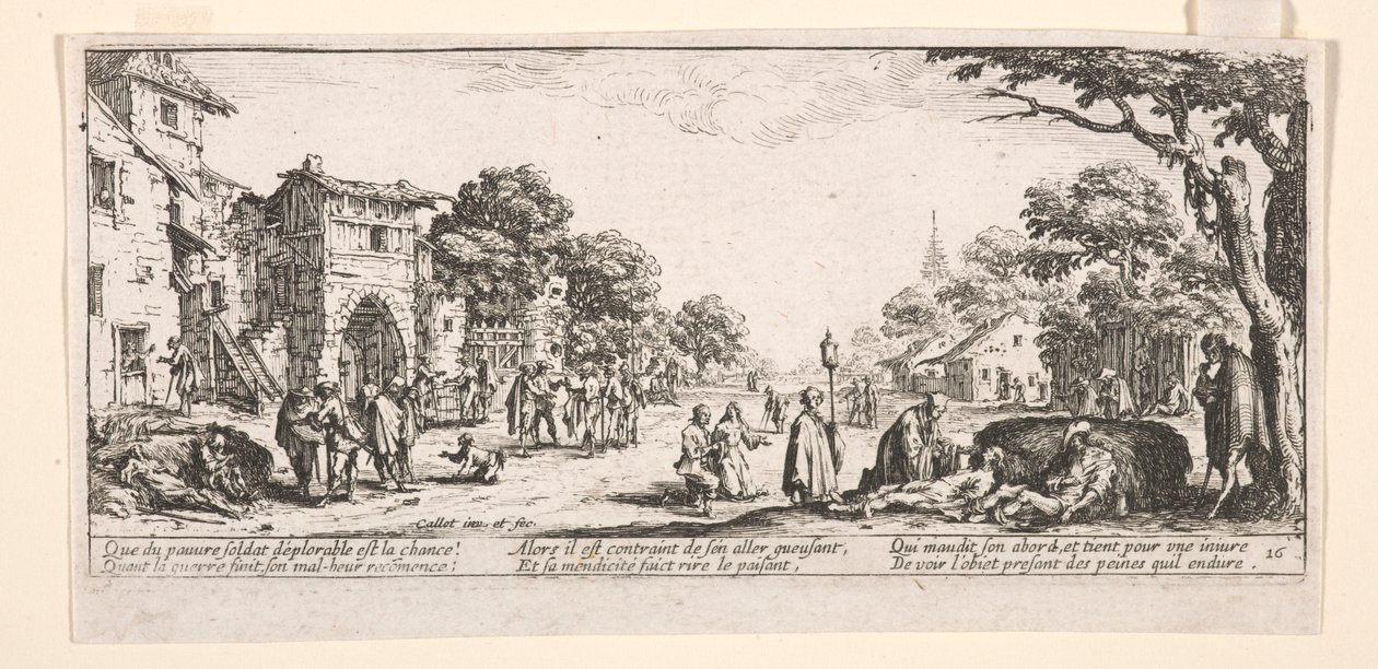Kuolevat tienvarrella tekijältä Jacques Callot