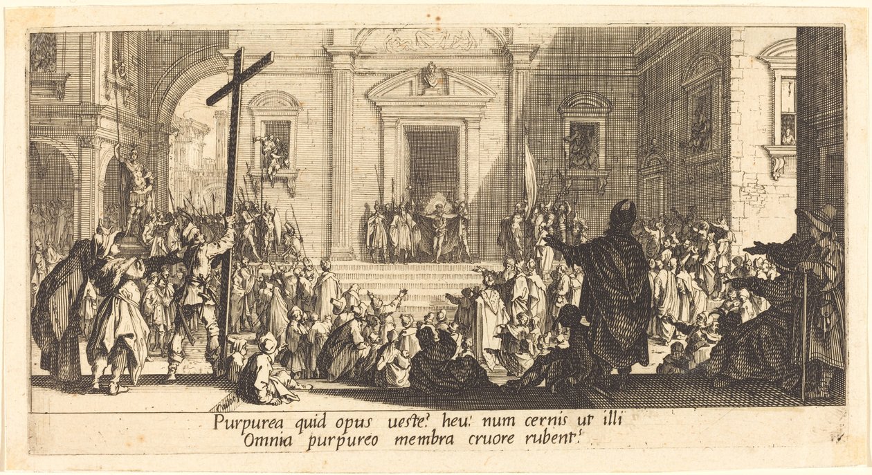 Ecce Homo, c. 1618. tekijältä Jacques Callot