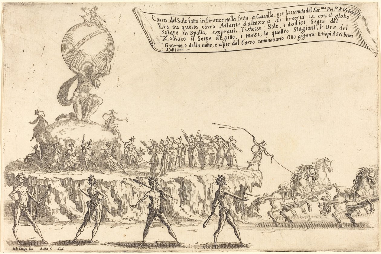 Auringon Float tekijältä Jacques Callot