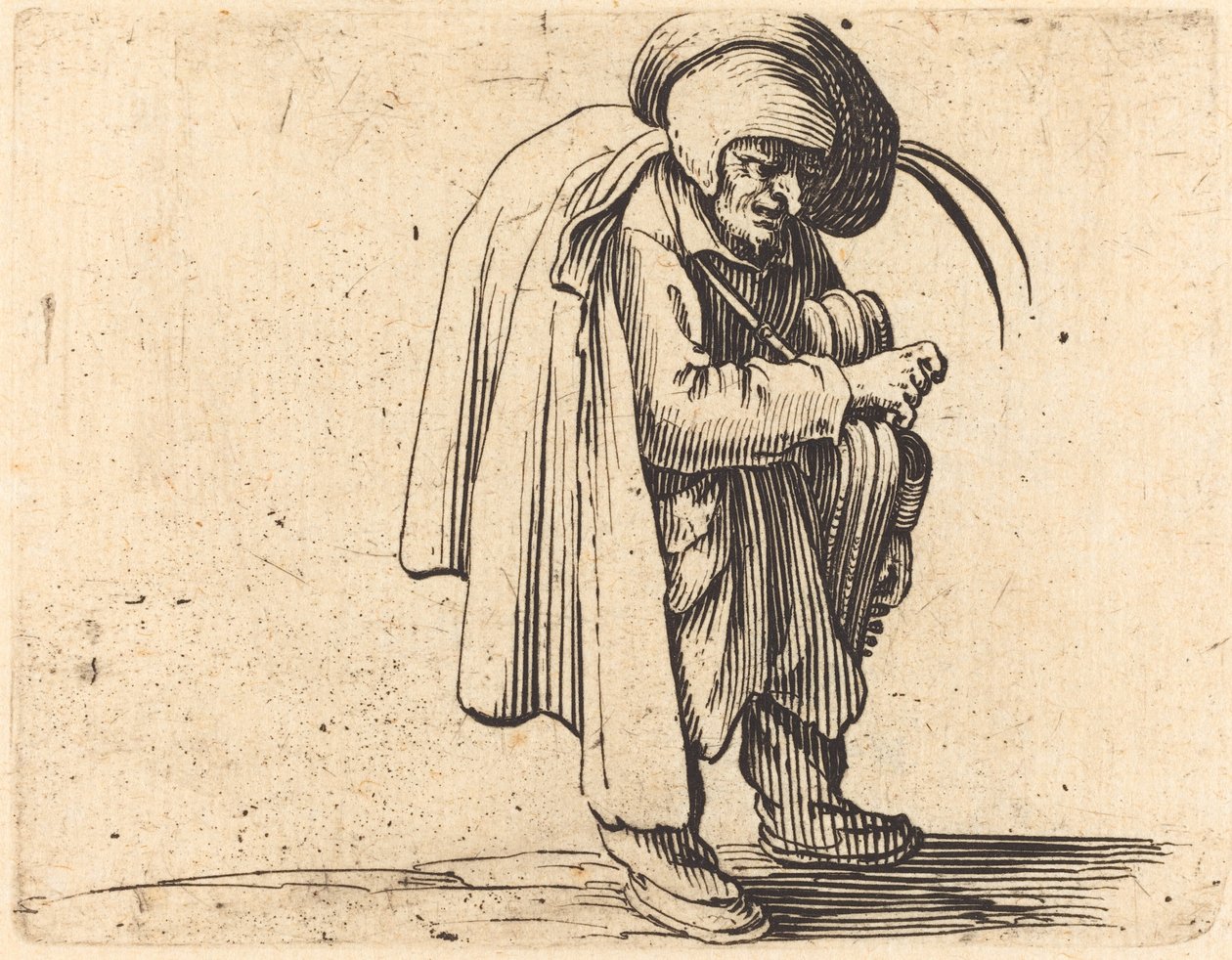 Hurdy-Gurdy Player tekijältä Jacques Callot