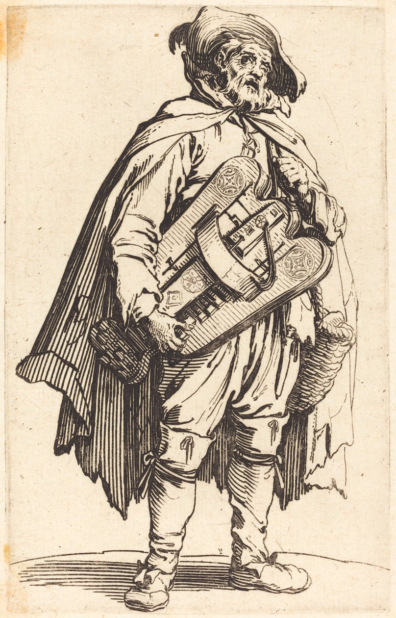 Hurdy-Gurdy Player tekijältä Jacques Callot