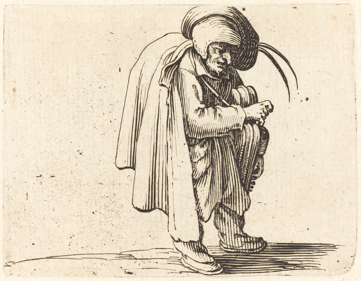 Hurdy-Gurdy Player tekijältä Jacques Callot