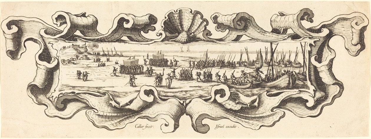 Joukkojen laskeutuminen tekijältä Jacques Callot