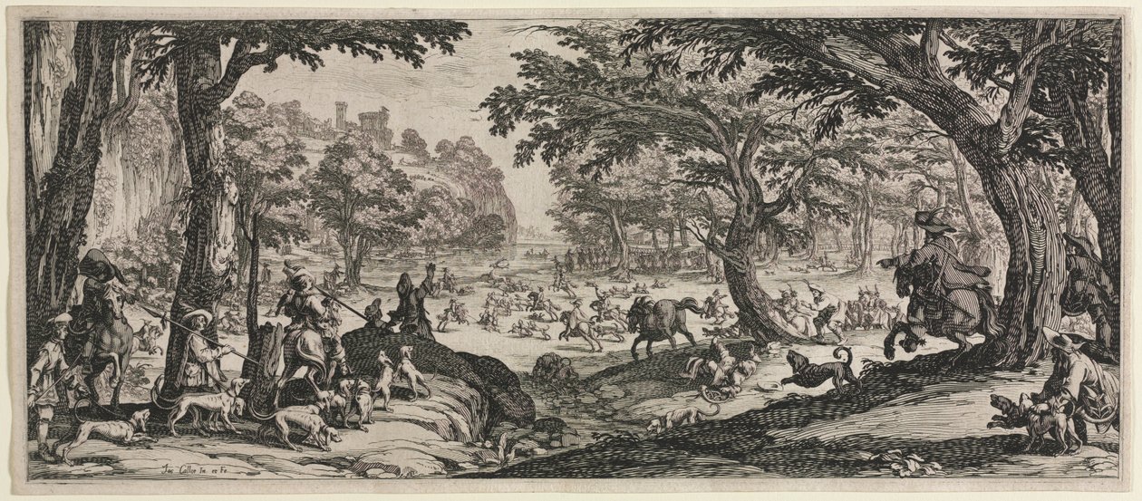 Suuri metsästys tekijältä Jacques Callot