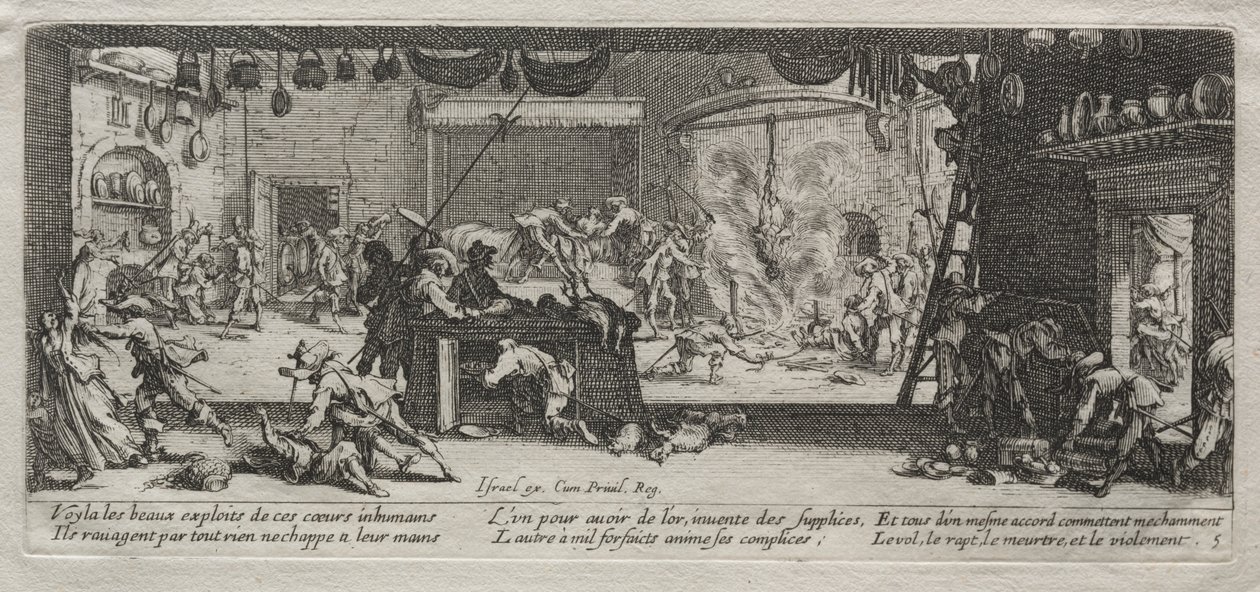 Sodan suuret kurjuudet: Ryöstely tekijältä Jacques Callot