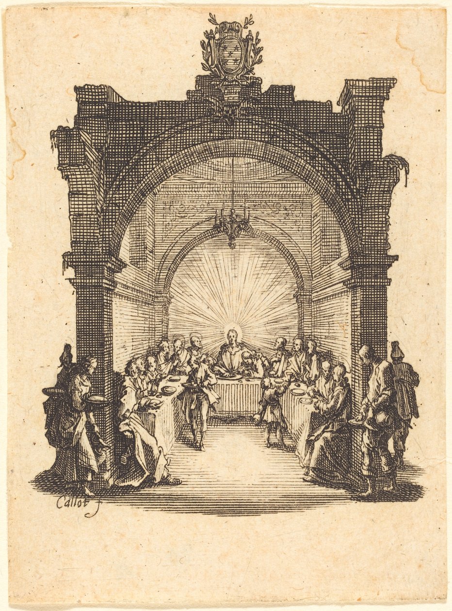 Viimeinen ehtoollinen tekijältä Jacques Callot