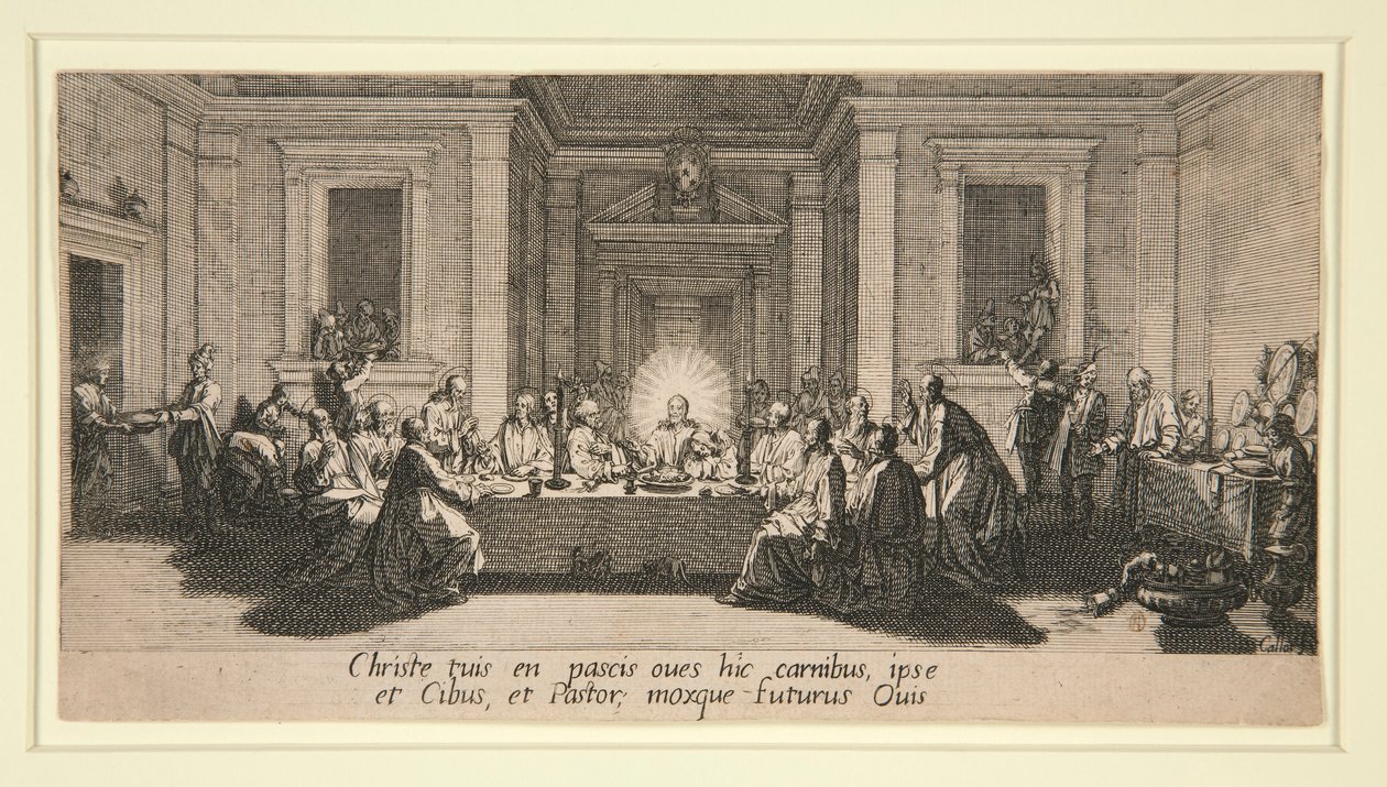 Viimeinen ehtoollinen tekijältä Jacques Callot