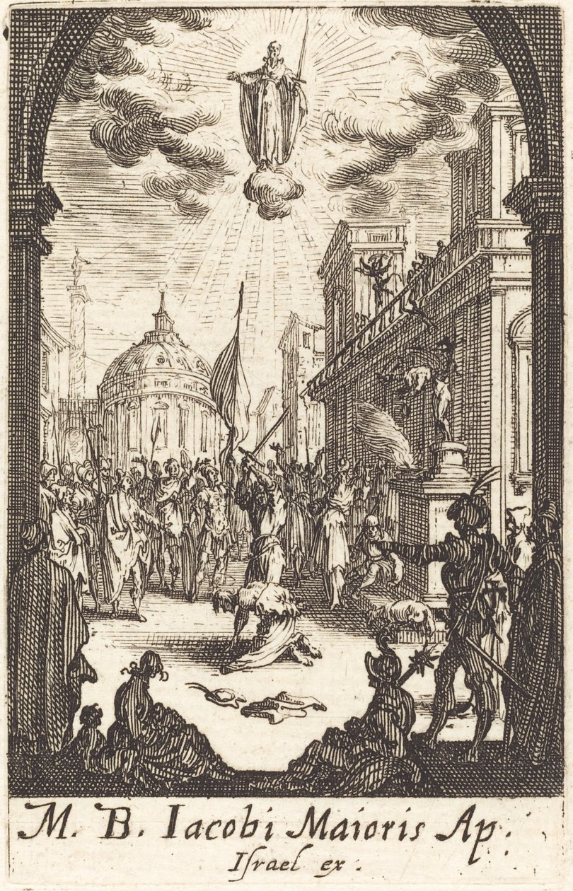 Pyhän James Majorin marttyyrikuolema tekijältä Jacques Callot