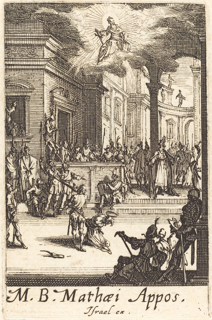 Pyhän Matteuksen marttyyrikuolema tekijältä Jacques Callot