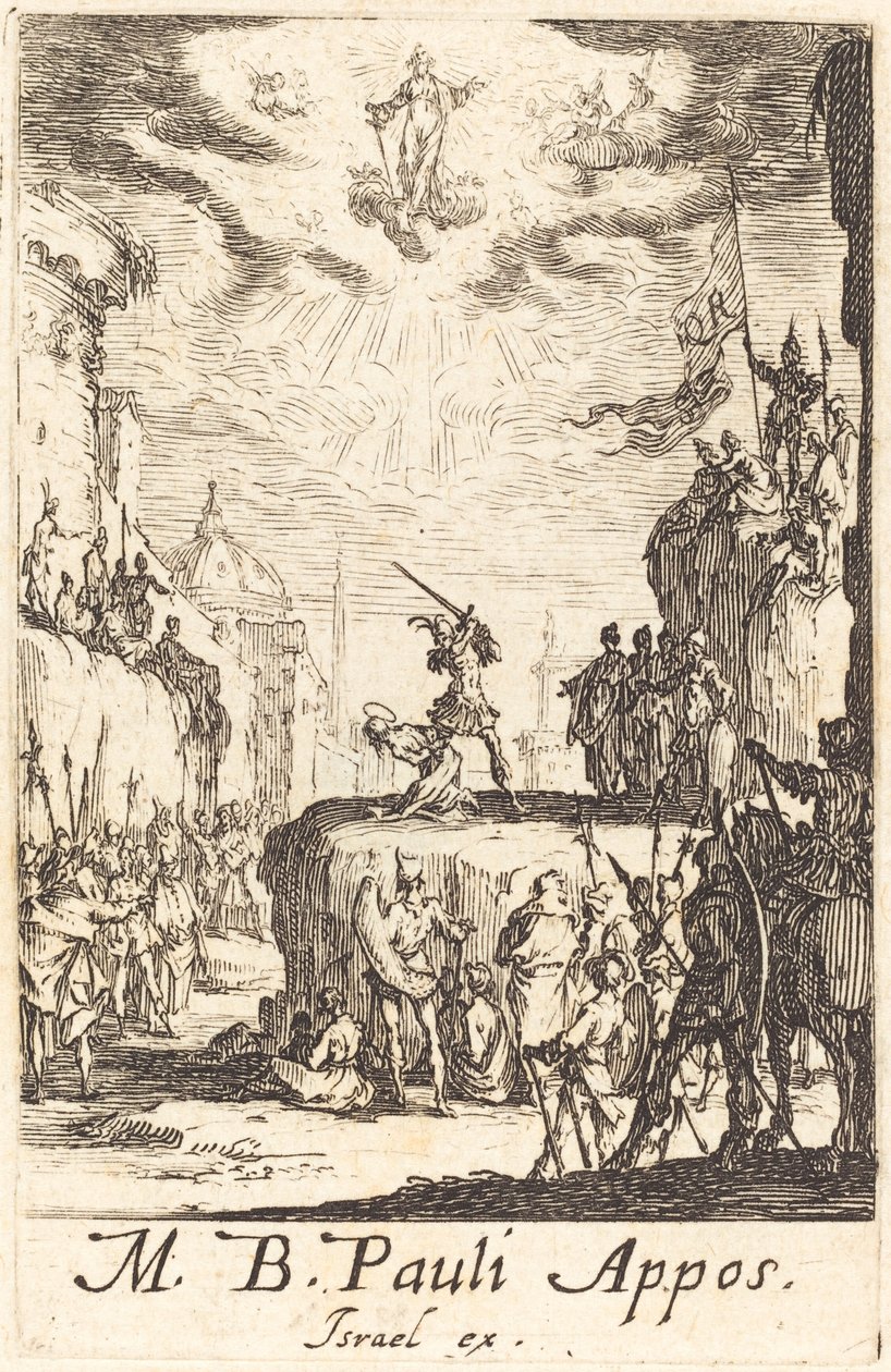 Pyhän Paavalin marttyyrikuolema tekijältä Jacques Callot