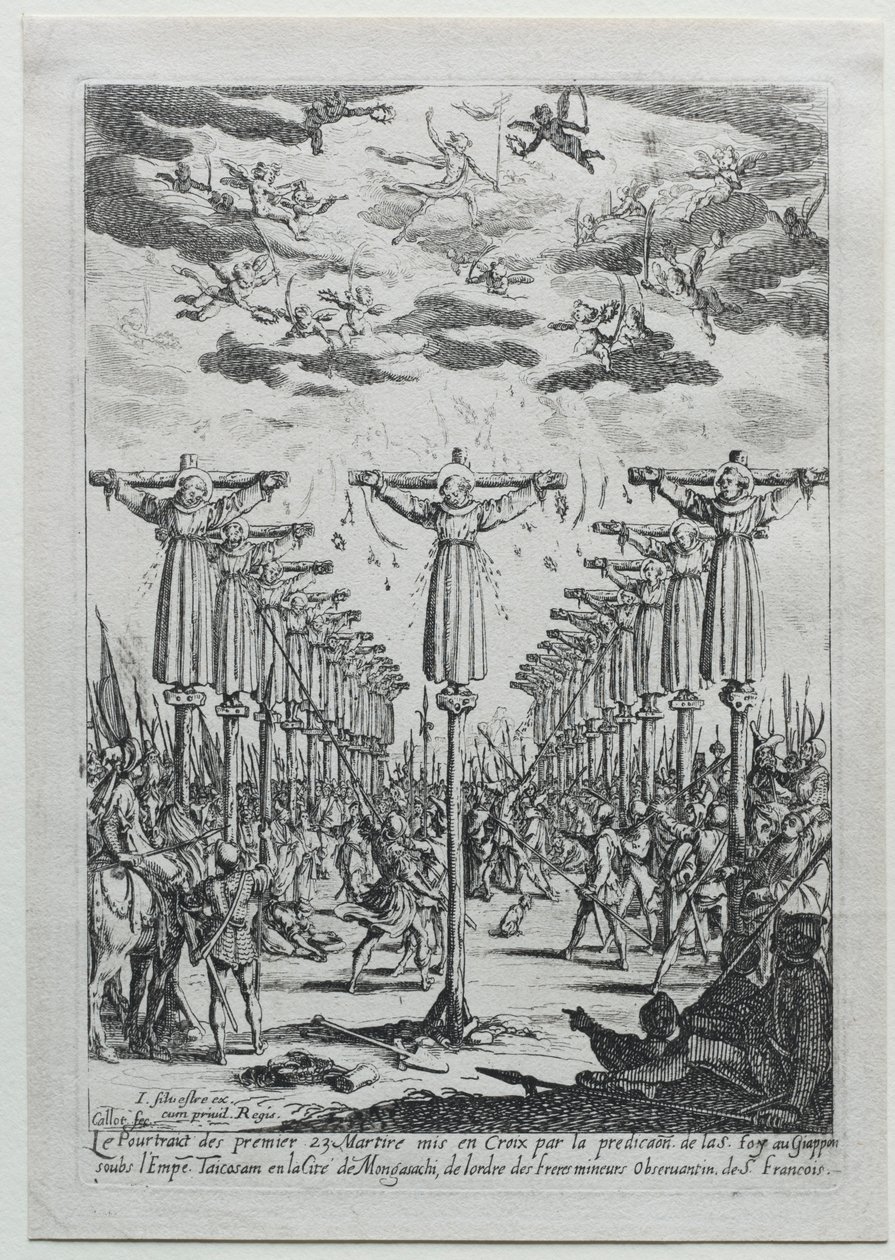 Japanin marttyyrit. tekijältä Jacques Callot