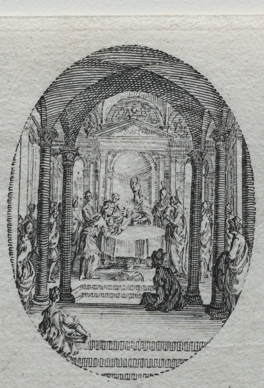 Els misteris de la passió: la circumcisió finès tekijältä Jacques Callot