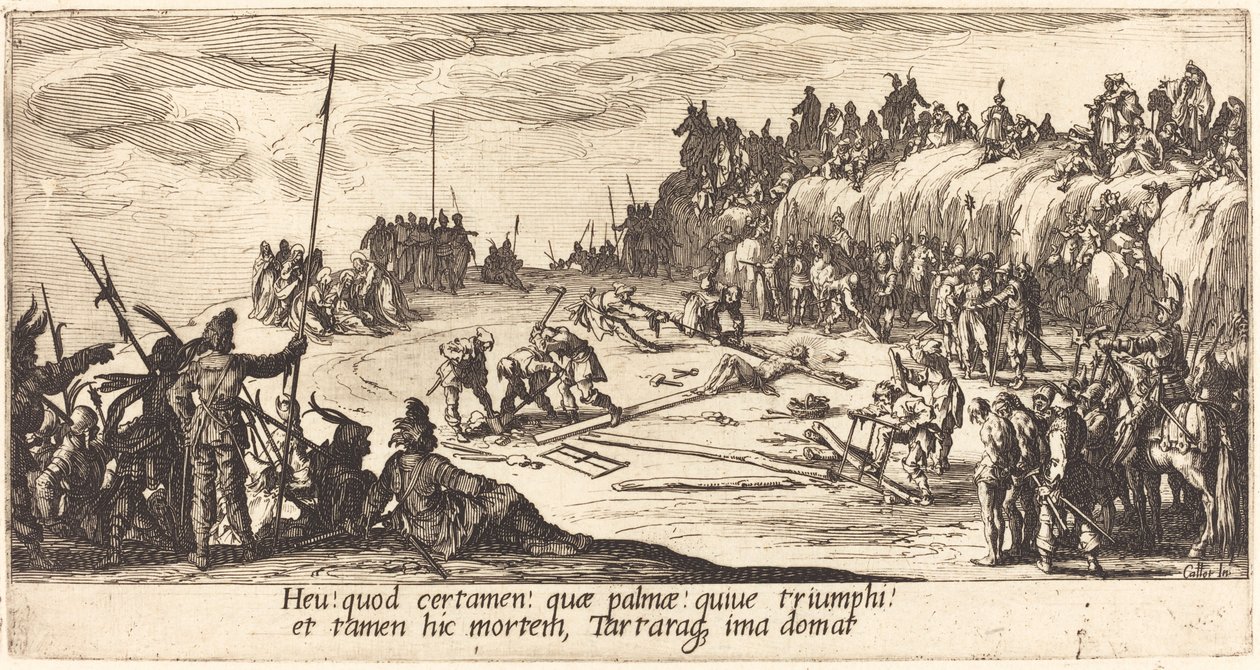 Ristiin naulaaminen tekijältä Jacques Callot