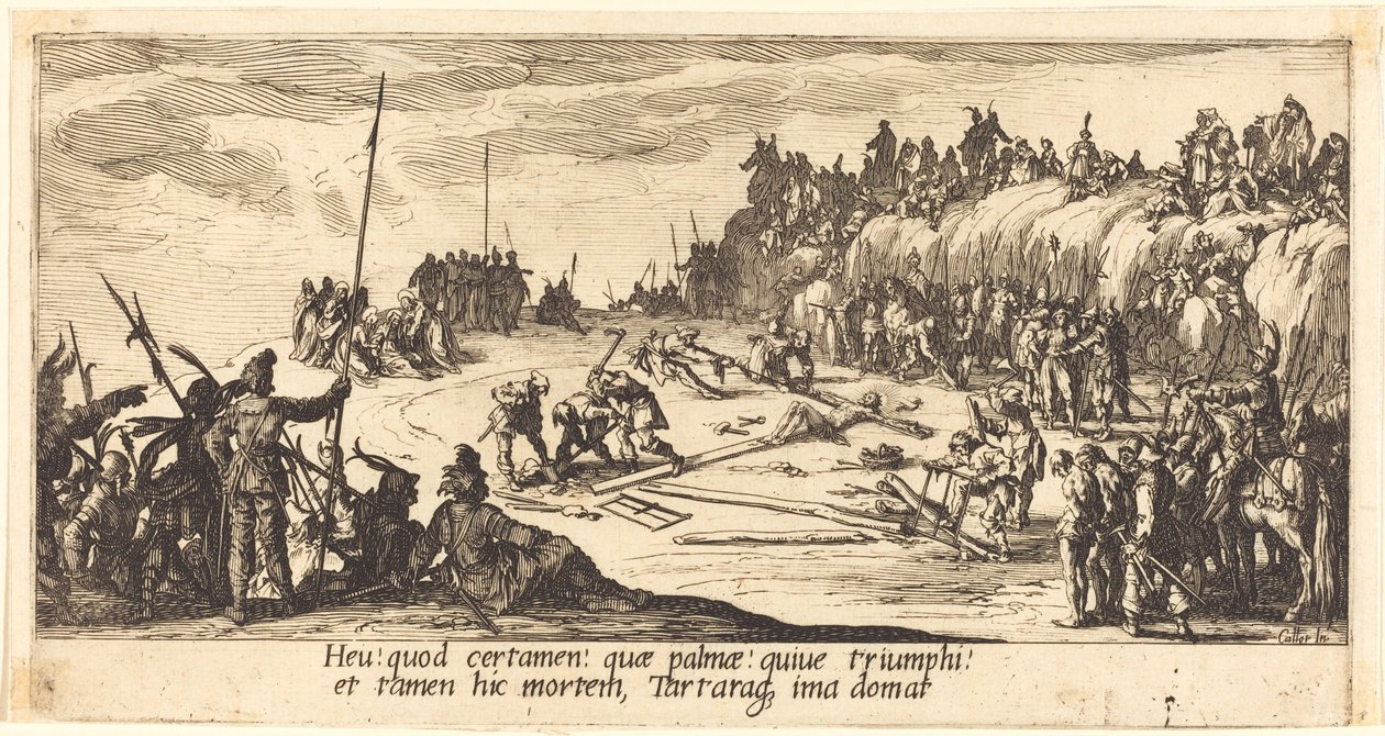 Ristiin naulaaminen tekijältä Jacques Callot