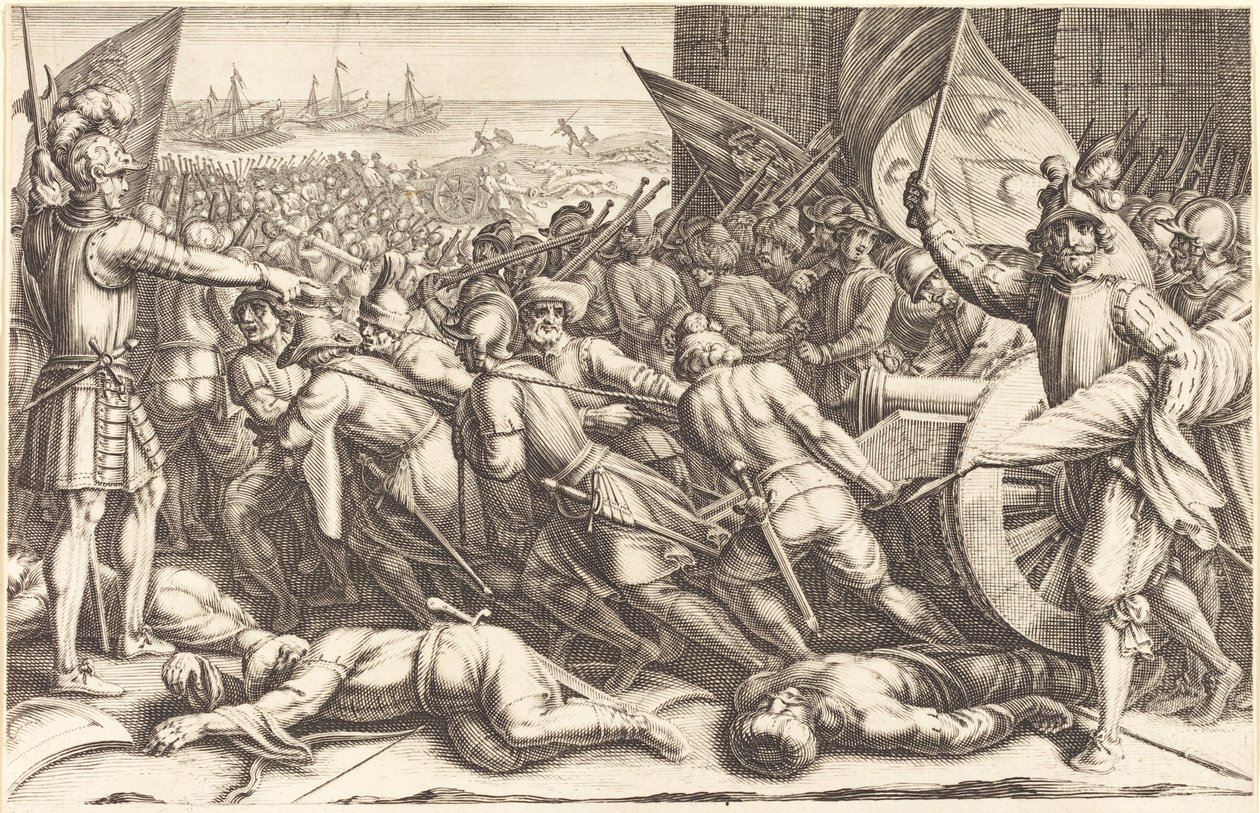 Joukkojen paluu, n. 1614. tekijältä Jacques Callot