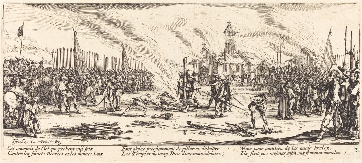 The Stake, c. 1633. tekijältä Jacques Callot