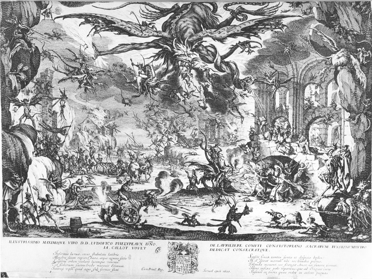 Pyhän Antoniuksen kiusaaminen tekijältä Jacques Callot