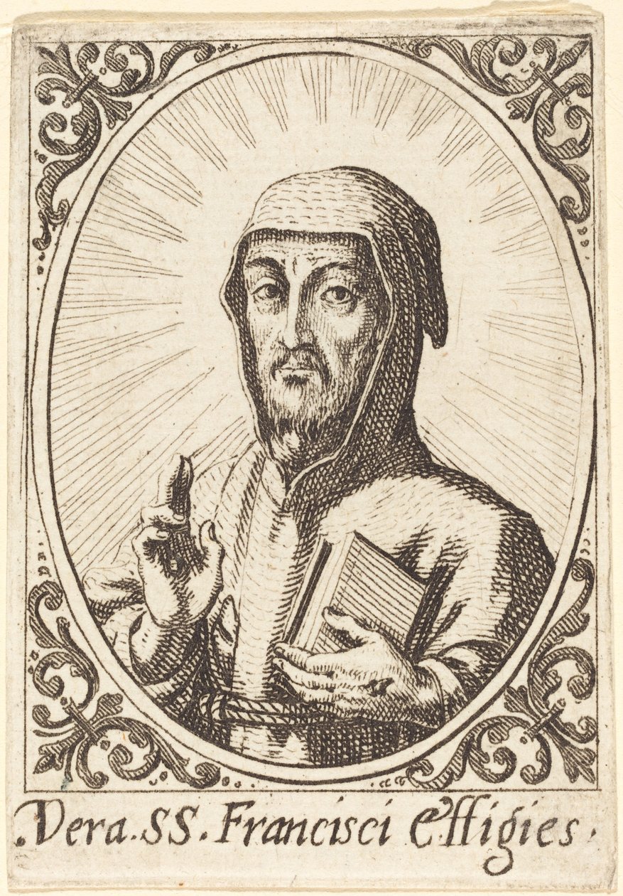 Pyhän Franciscuksen todellinen kuva tekijältä Jacques Callot