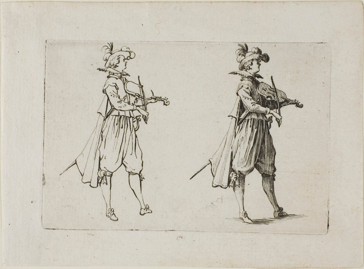 Viulunsoittaja, The Capricesista tekijältä Jacques Callot