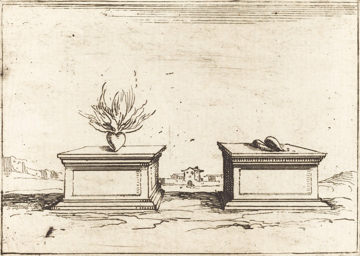 Kaksi sydäntä tekijältä Jacques Callot