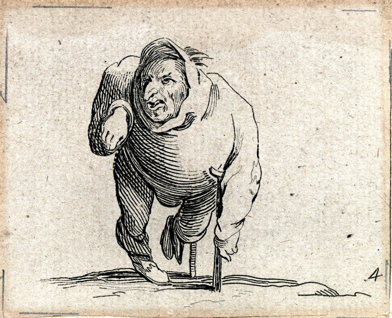Varie Figure Gobbi ... (kaiverrus) tekijältä Jacques Callot