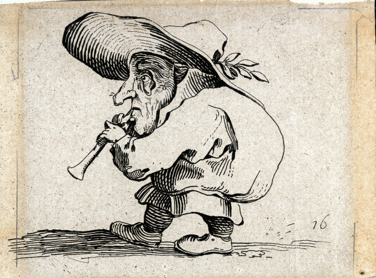 Varie Figure Gobbi ... (kaiverrus) tekijältä Jacques Callot