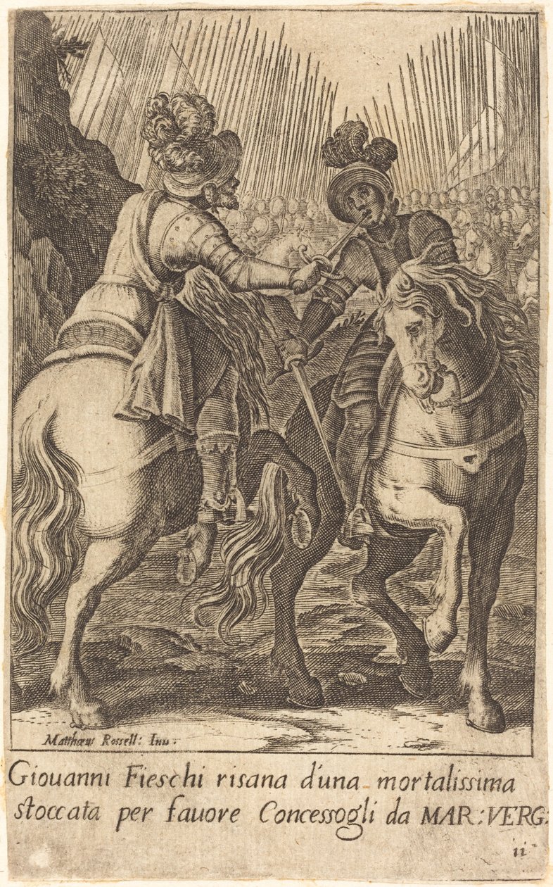 Giovanni Fieschi tekijältä Jacques Callot after Matteo Rosselli