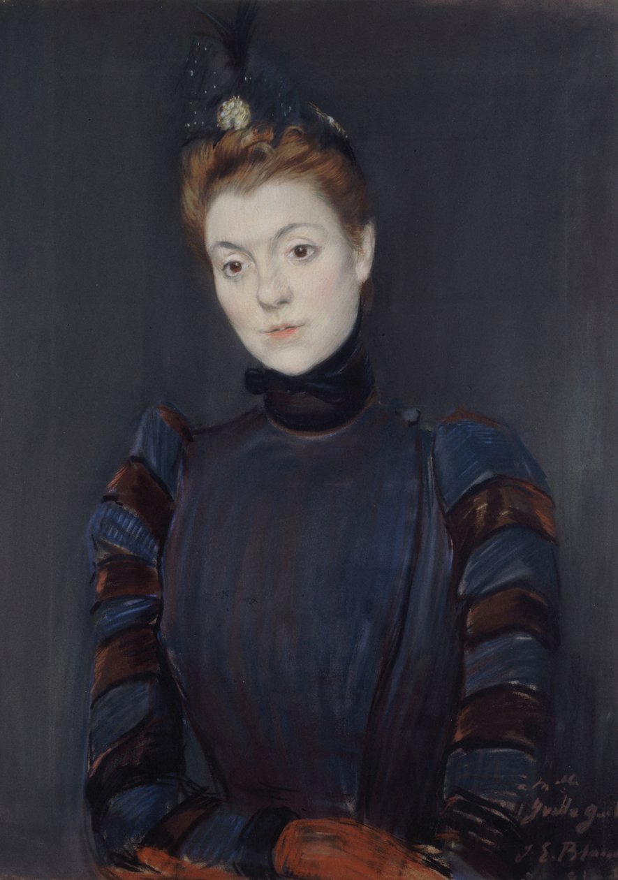 Yvette Guilbert, 1891. tekijältä Jacques Emile Blanche