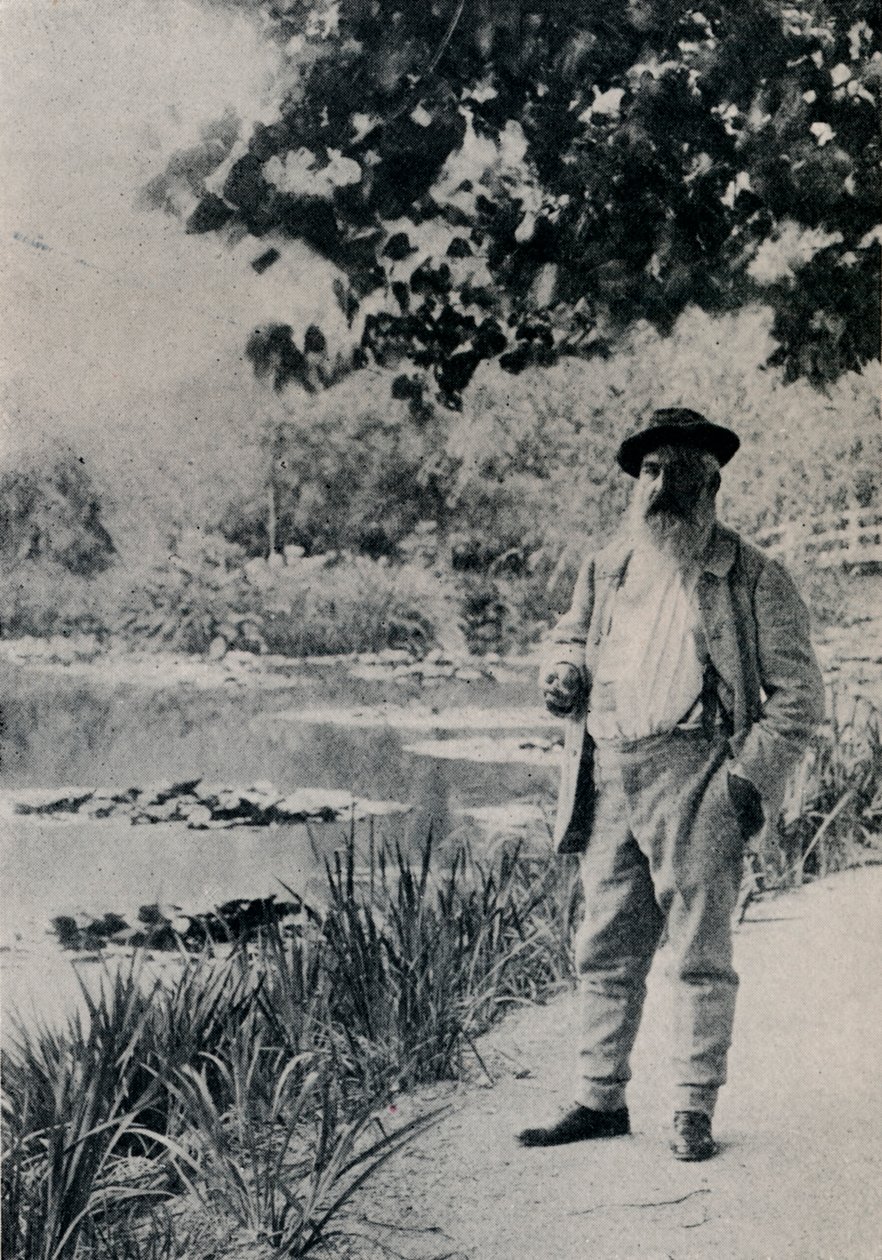 "Claude Monet, Giverny", 1905 tekijältä Jacques Ernest Bulloz