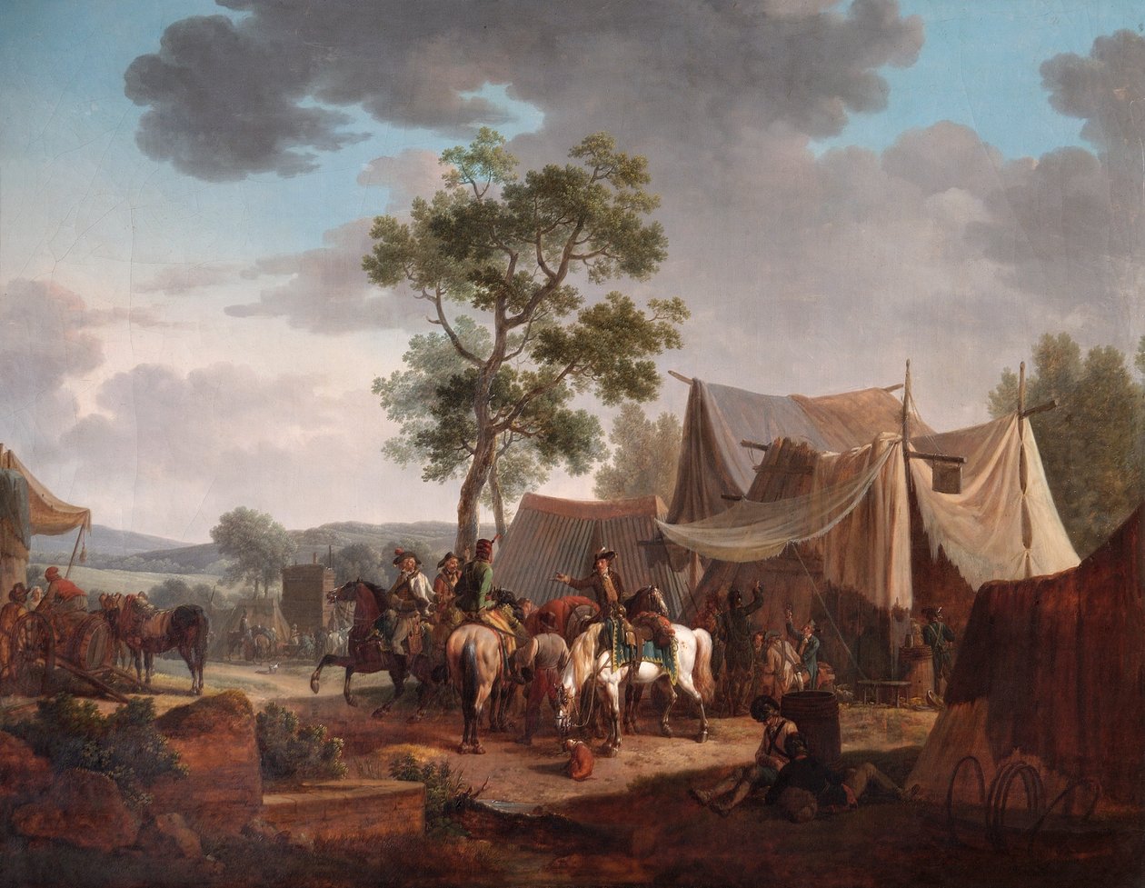 Leirintäalue tekijältä Jacques Francois Joseph Swebach