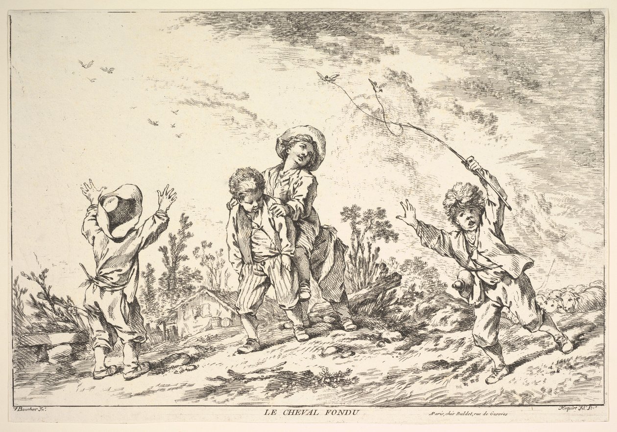 Hyppy, 1700-luvun puolivälistä loppu. tekijältä Jacques Gabriel Huquier