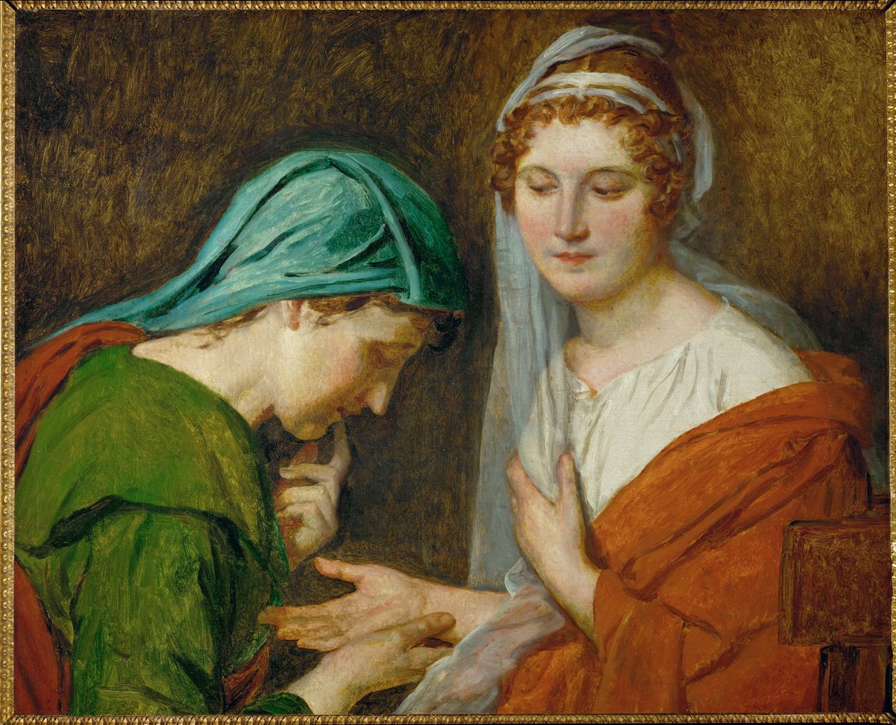 La Bonne Aventure ... (öljy kankaalle) tekijältä Jacques Louis David