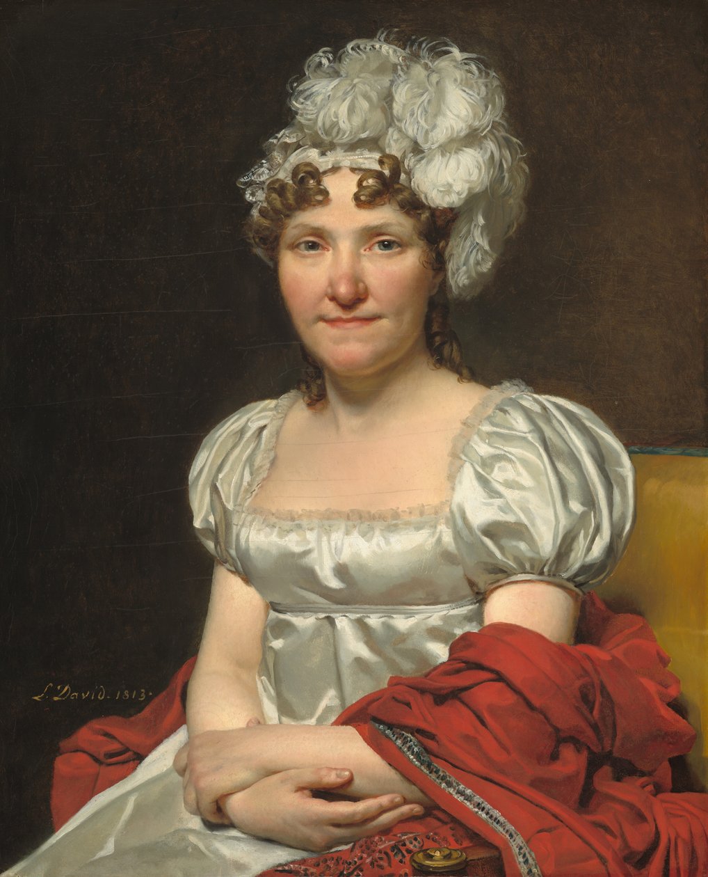 Madame David, 1813. tekijältä Jacques Louis David
