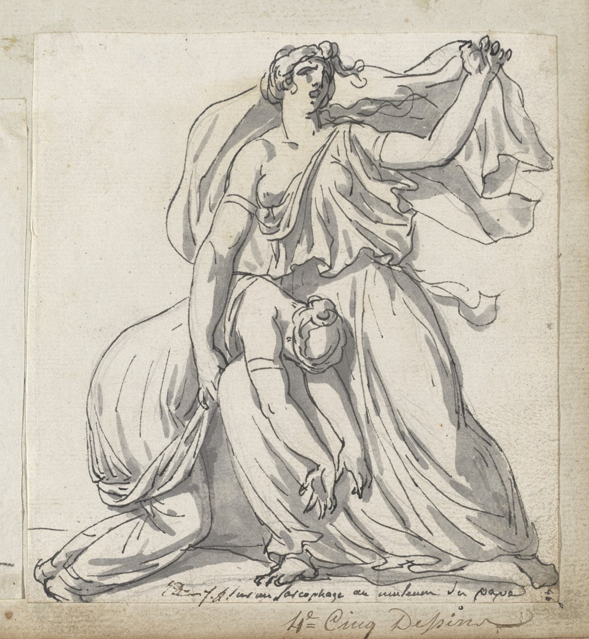Niobe ja hänen tyttärensä tekijältä Jacques Louis David