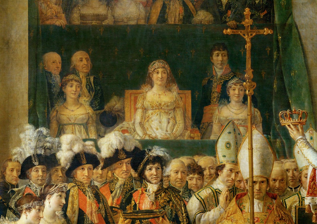 Napoleonin kruunajaiset Notre-Damessa ... tekijältä Jacques Louis David