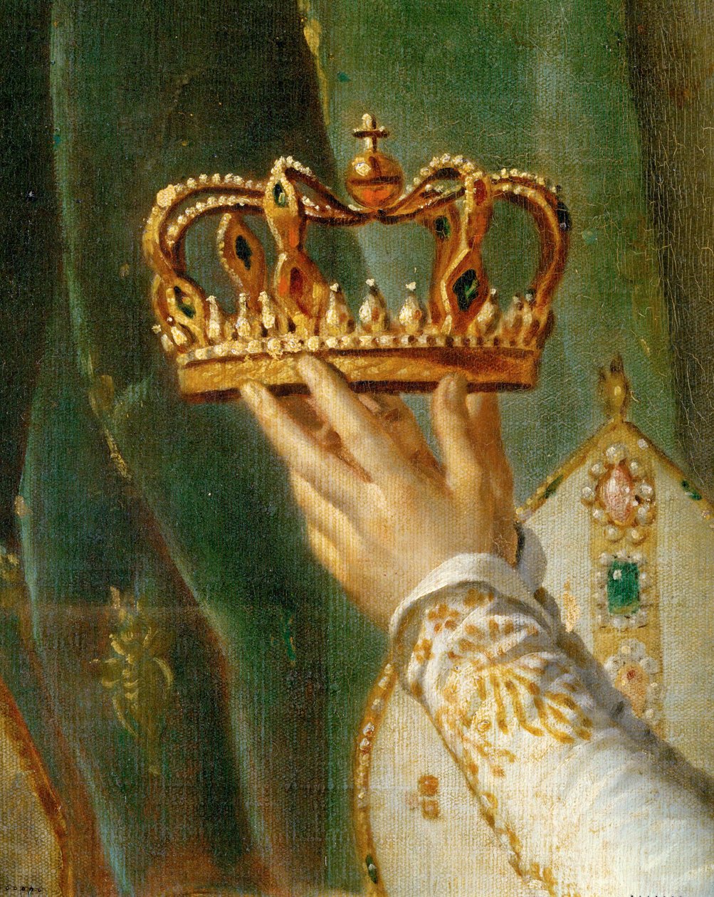 Napoleonin kruunajaiset Notre-Damessa ... tekijältä Jacques Louis David