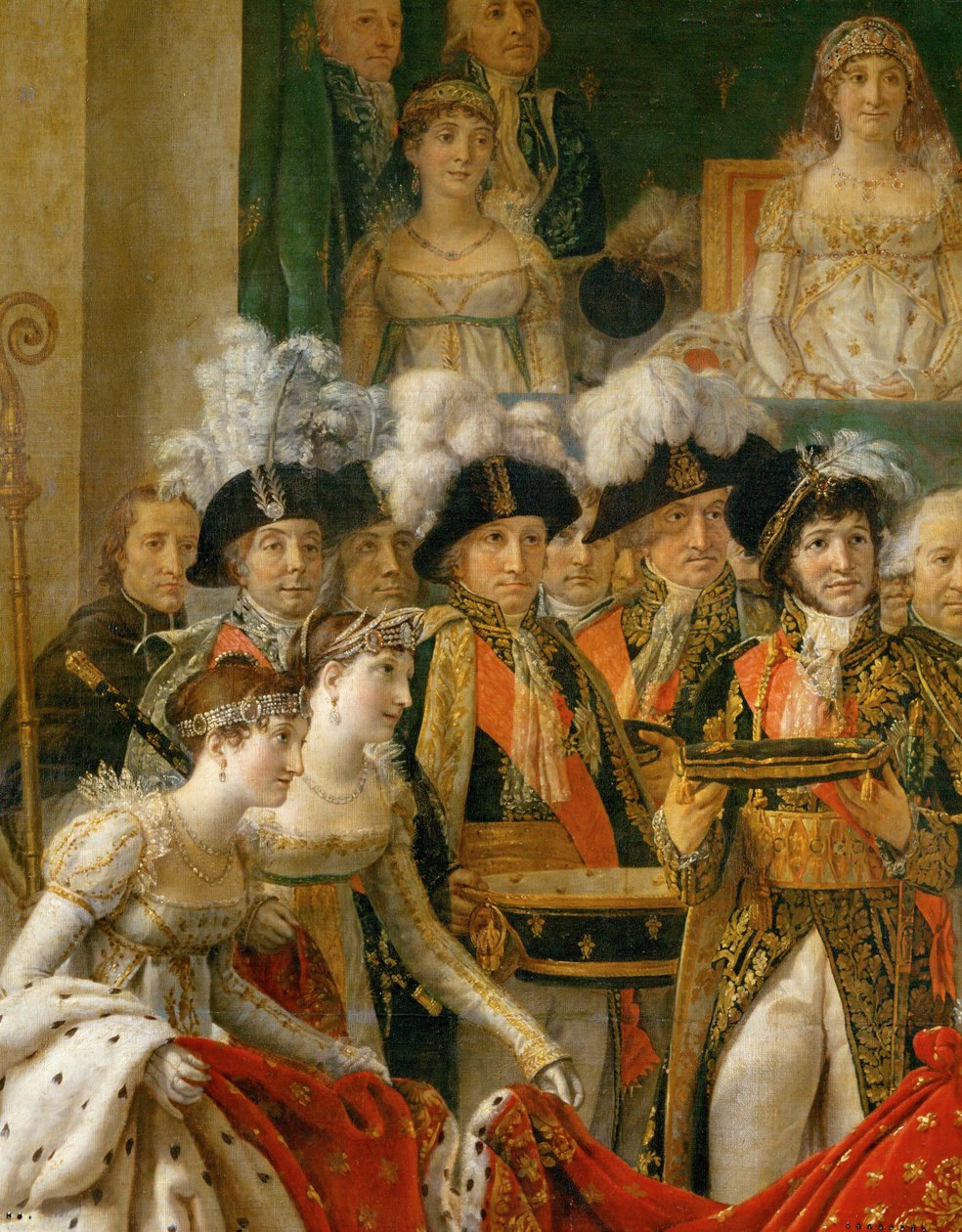 Napoleonin kruunajaiset Notre-Damessa ... tekijältä Jacques Louis David