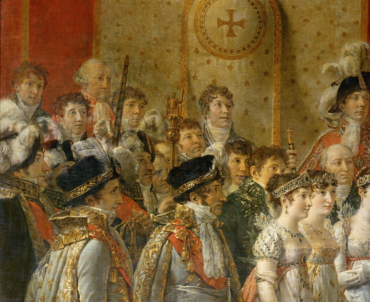 Napoleonin kruunajaiset Notre-Damessa ... tekijältä Jacques Louis David