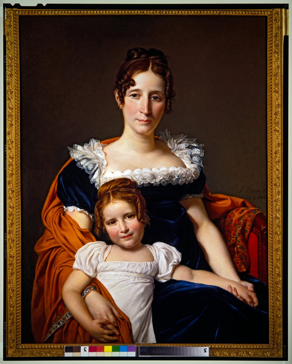 Varatuomari Vilain XIIII ja hänen tyttärensä tekijältä Jacques Louis David