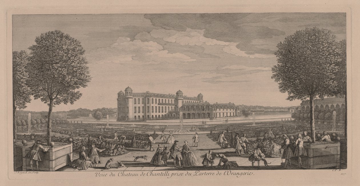 Chateau Chantilly. tekijältä Jacques Rigaud