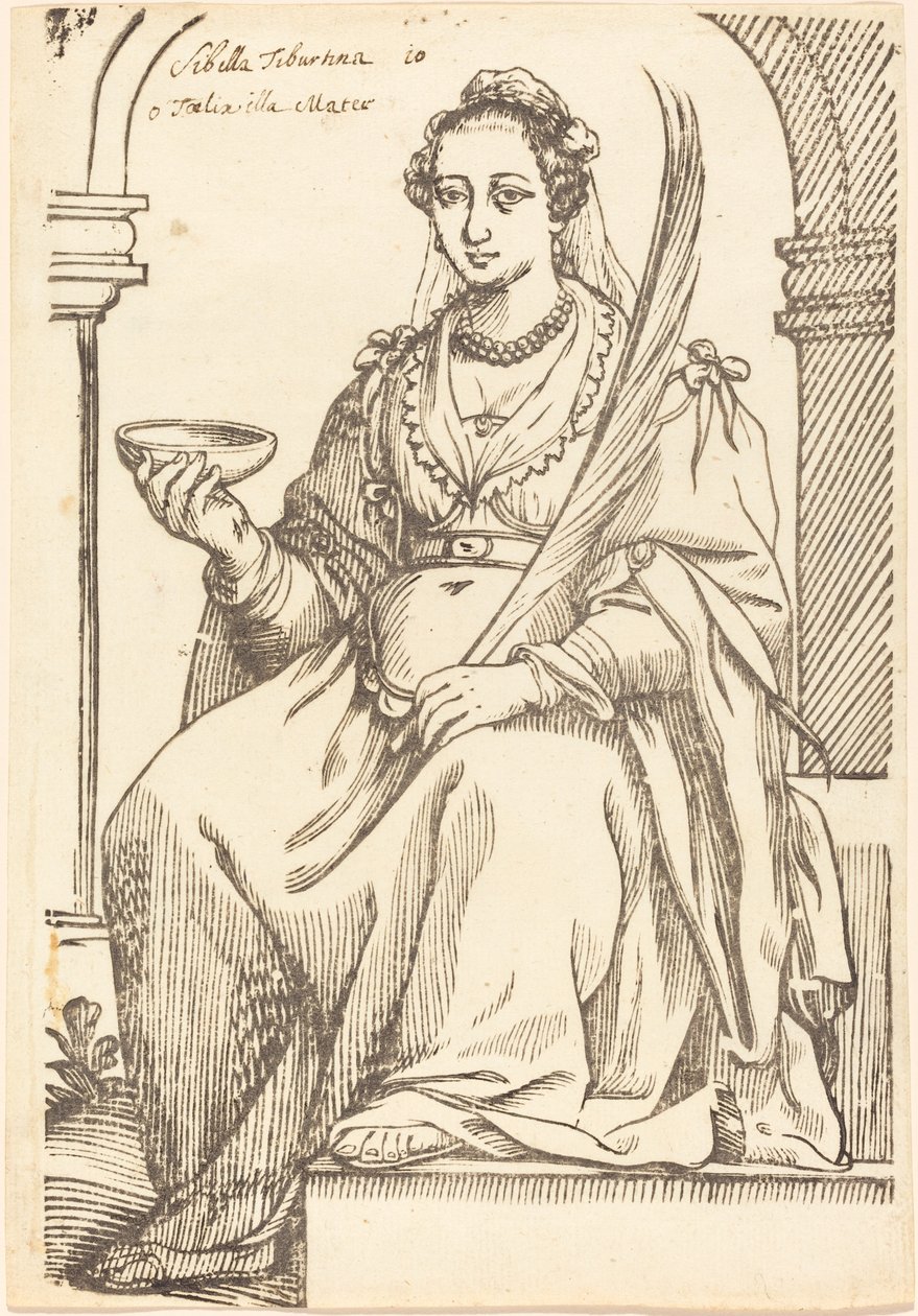 Sibylla Tiburtina tekijältä Jacques Stella