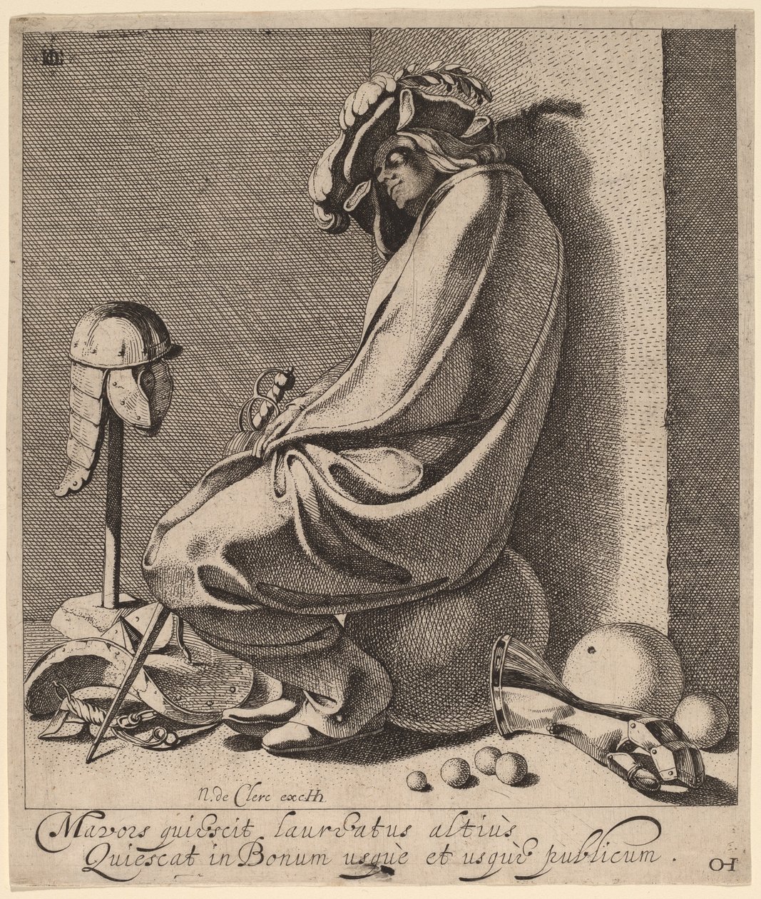 Mars nukkuu tekijältä Jacques de Gheyn III