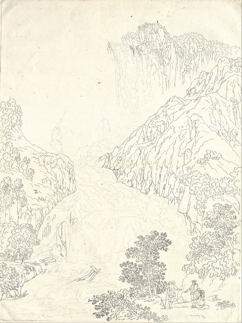 Cascata delle Marmore Ternissä tekijältä Jakob Philipp Hackert