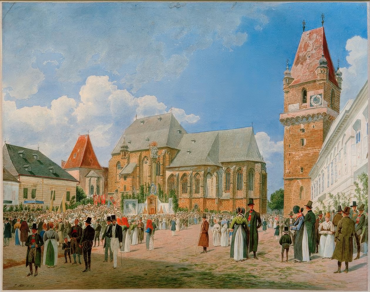 Perchtoldsdorf (Mödlingin alue, Ala-Itävalta, Itävalta), tekijältä Jakob Alt