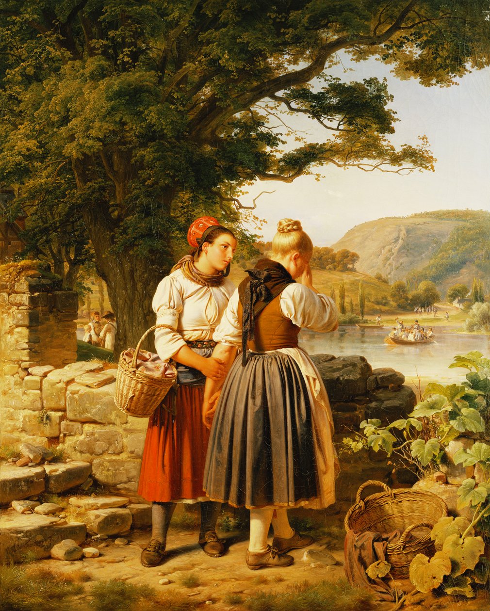 Jäähyväiset, 1842 tekijältä Jakob Becker