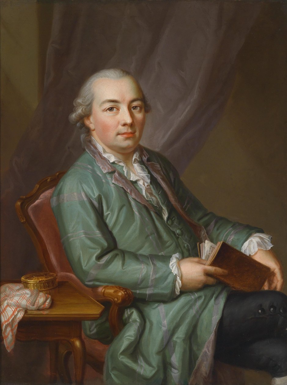 Muotokuva Johannes Jenneristä (1735-1787) tekijältä Jakob Emanuel Handmann