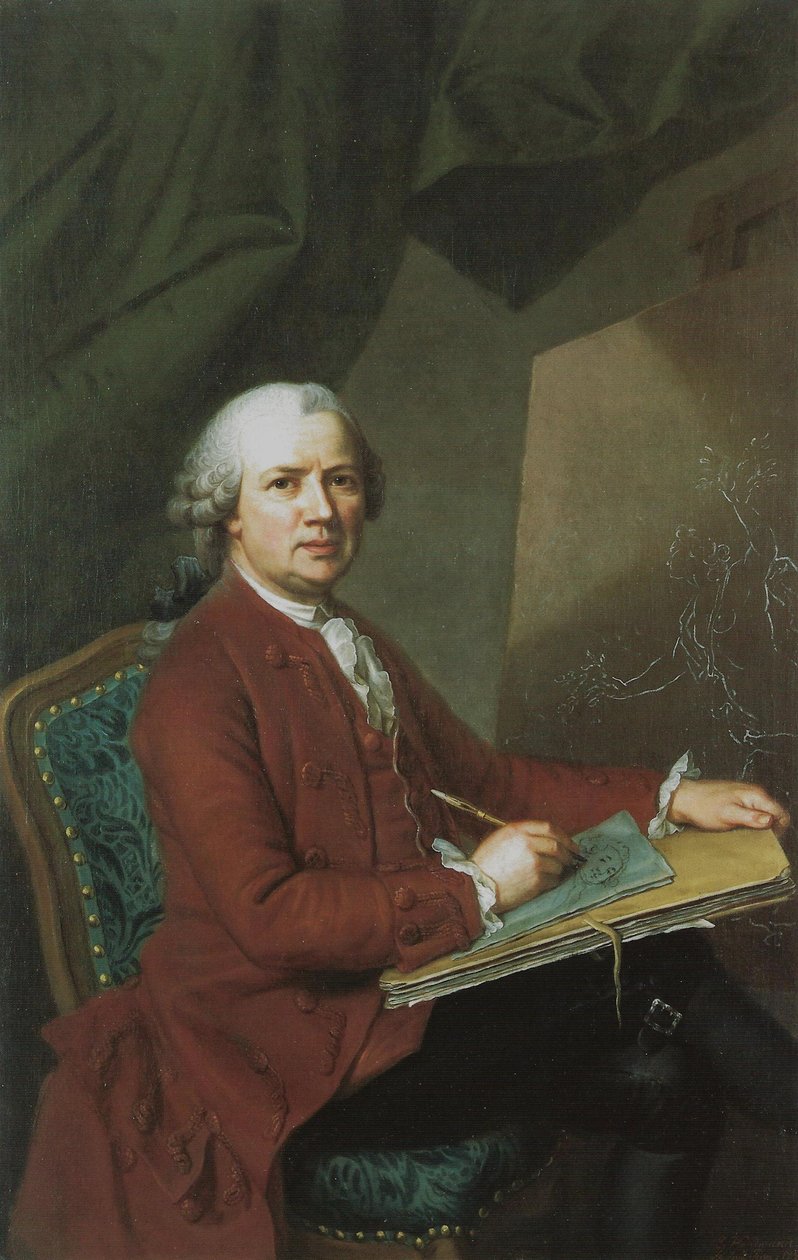 Omakuva tekijältä Jakob Emanuel Handmann