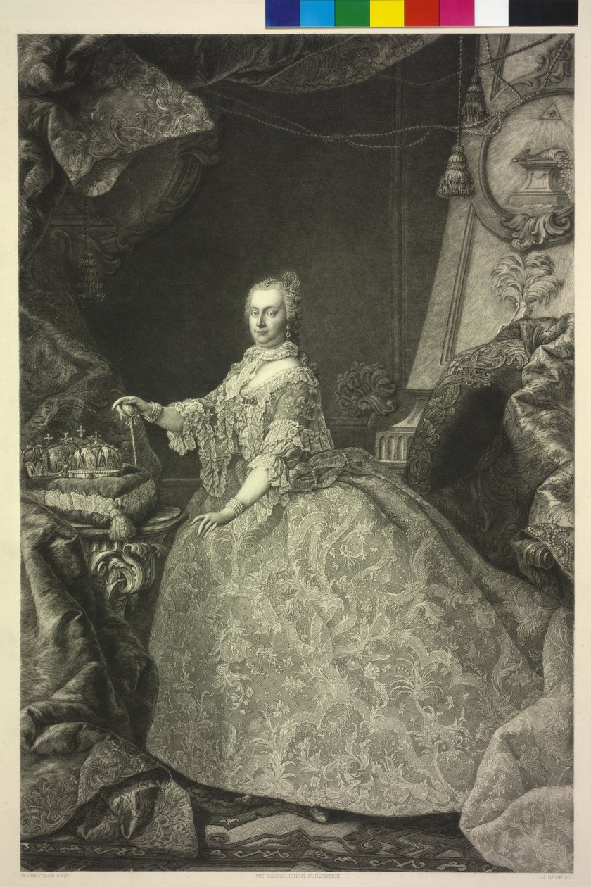 Pyhän Rooman keisarinna Maria Theresia tekijältä Jakob Groh