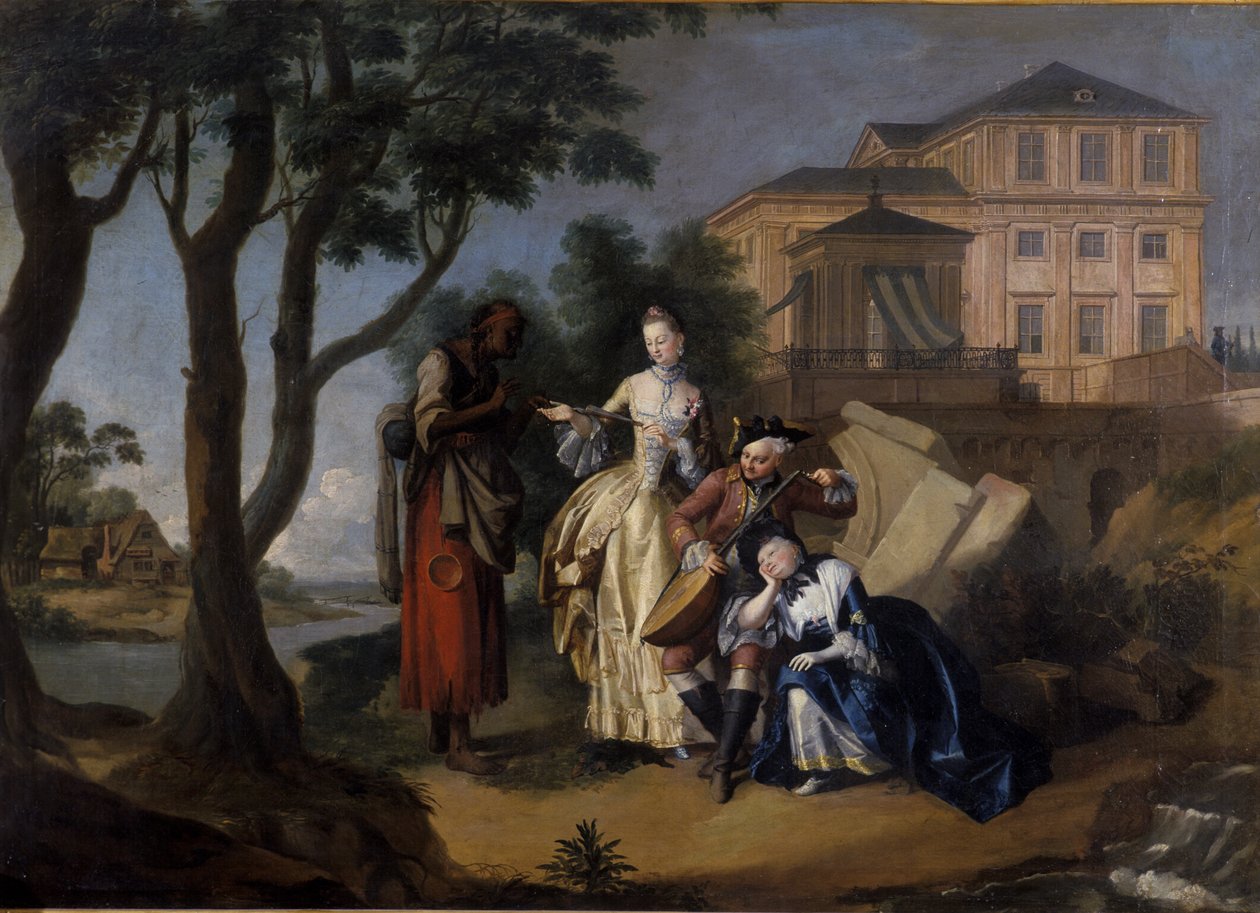 Ennustava mustalainen, 1762 tekijältä Jakob Michel